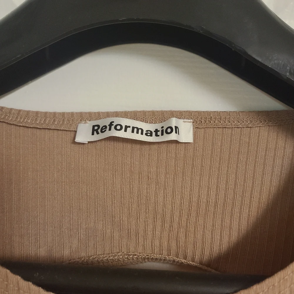Reformation Tan Midi Dress - Picture 3 of 3